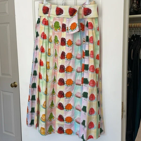 RACHEL ANTONOFF Vinnie Jello Striped Skirt Size 2 - Picture 5 of 7